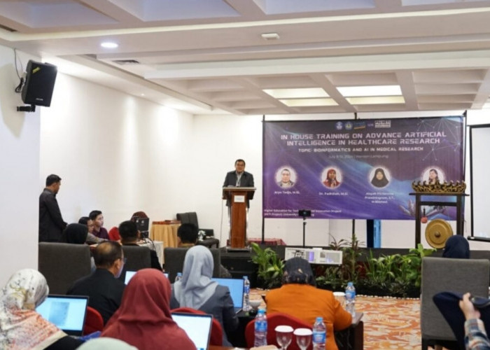 Selama 3 Hari, Unila Adakan In House Training Kecerdasan Buatan Bidang Kesehatan 