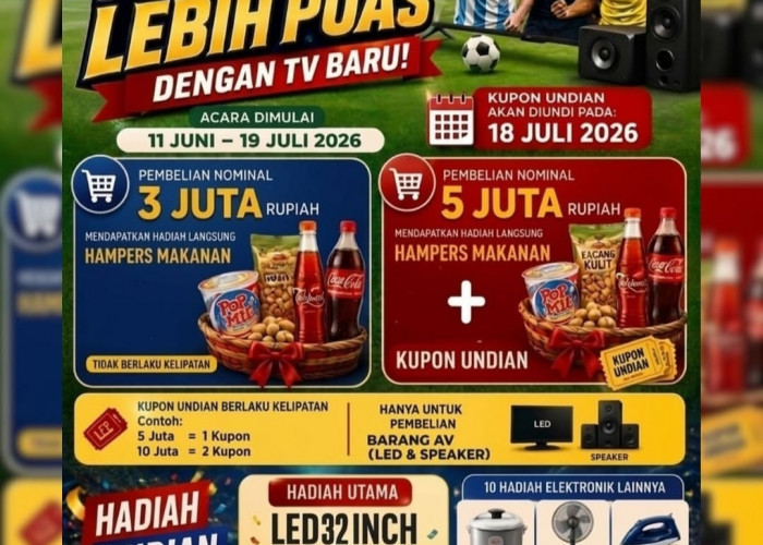 Nonton Bola Makin Seru Bersama Chandra Elektronik, Simak Promo Spesialnya
