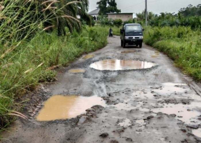 Akses Kereta Sulit, Warga Tanjung Raja Giham Tagih Janji Perbaikan Jalan ke Pemkab Way Kanan