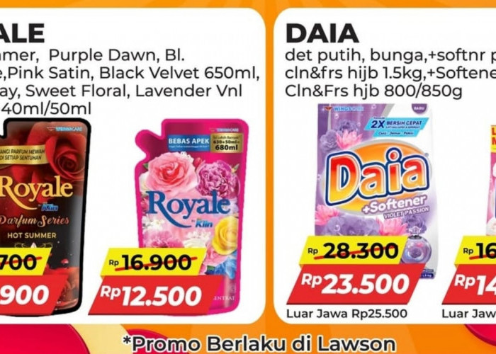 Promo Deterjen Paling Murah Sejagat di Alfamart, Ada Produk Favoritmu?