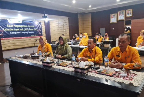 Kabupaten Lampung Tengah Raih Penghargaan KLA Kategori Madya