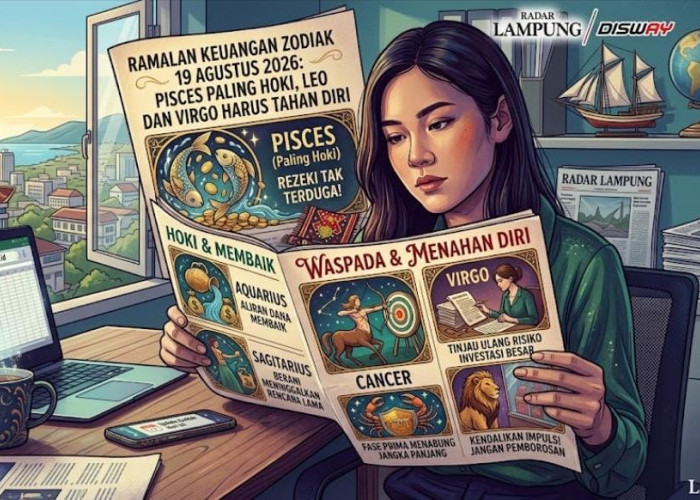 Ramalan Keuangan Zodiak 19 Agustus 2026: Pisces Paling Hoki, Leo dan Virgo Harus Tahan Diri