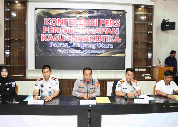 40 Paket Sabu Gagal Diselundupkan ke Lapas Kotabumi, Oknum Rutan Ikut Diciduk