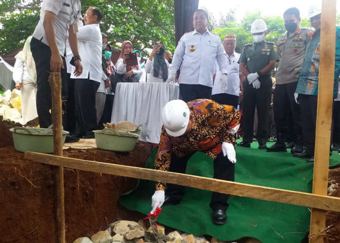 Gubernur Lampung Groundbreaking Gedung Pusat Kajian Cassava, Kelapa Sawit dan Tebu Fakultas Pertanian Unila