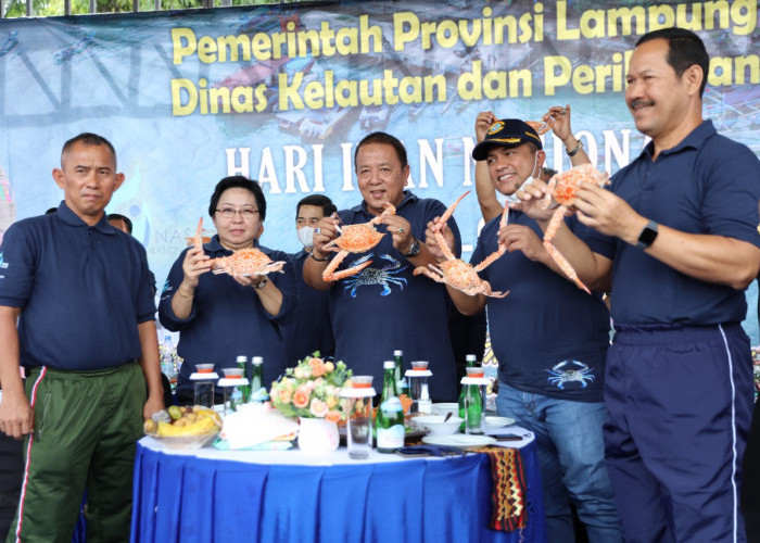 Hari Ikan Nasional 2022, Gubernur Arinal Kampanyekan Gerakan Memasyarakatkan Makan Ikan