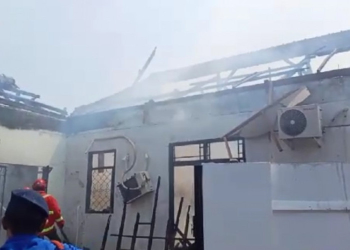 Rumah Polisi Sekaligus Ajudan Patwal Walikota Bandar Lampung Terbakar, Ditaksir Alami Kerugian Rp 500 juta 