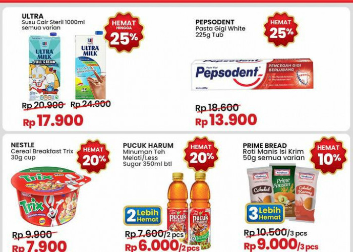 Promo Indomaret Selasa 14 Januari 2025, Ada Diskon Beli 3 Roti Manis Hanya Rp 9 Ribu