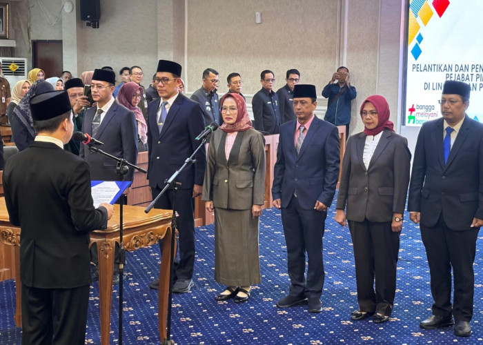 Gerbong Mutasi Pemprov Lampung Kembali Bergerak, Enam Pejabat Eselon II Dilantik