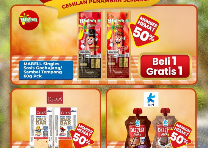 Senin Ceria Bersama Indomaret, Dapatkan Camilan Penambah Semangat 