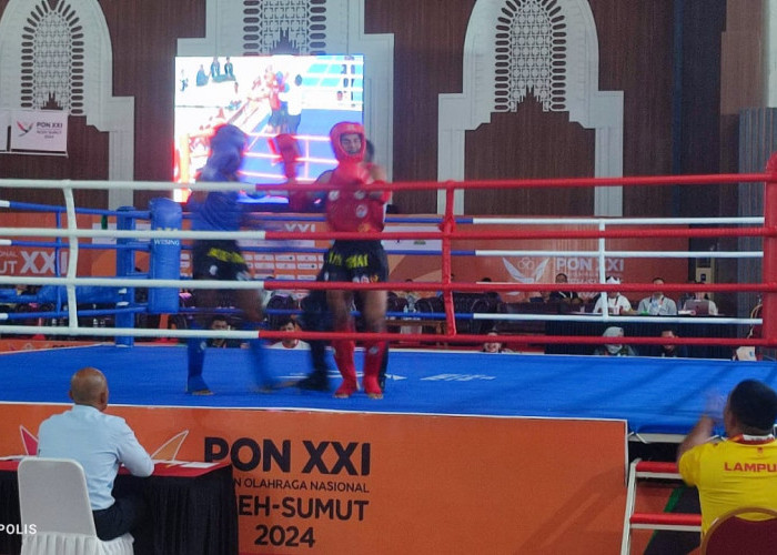 KO di Pertandingan PON XXI Aceh Sumut, Atlet Muaythai Lampung Dilarikan ke Rumah Sakit  