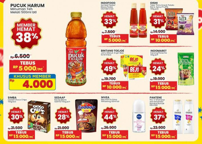 Promo Indomaret Sabtu 4 Januari 2025, Dapatkan Diskon Tebus Heboh Rp 4 Ribu Hemat Sampai 38 Persen