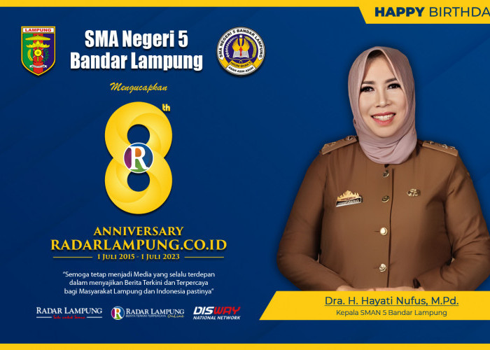 Hayati Nufus: Selamat dan Sukses HUT ke 8 Radar Lampung Online