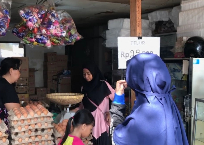 Harga Telur Melangit Emak-emak di Pasar Menjerit, Ini Langkah Diambil Dinas Perdagangan Kota Bandar Lampung 
