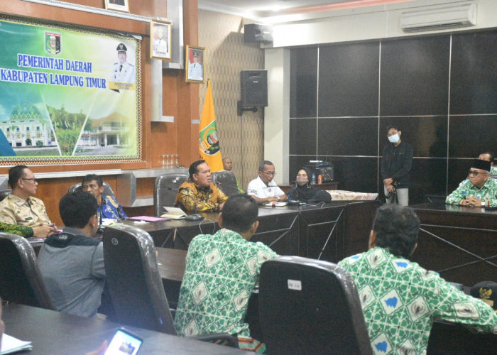 5 Bulan Belum Terima Siltap, Forum Kades Lampung Timur Datangi Kantor Bupati
