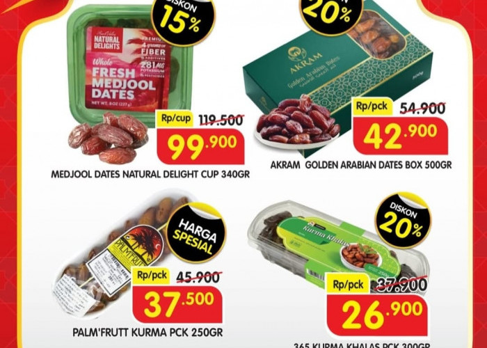 Belanja Murah Susu dan Kurma dengan Promo Superindo, Diskon Hari Ini sampai 20 persen 