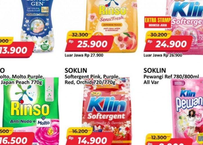 Promo Home Care Alfamart Kategori Deterjen Murah Favorit Keluarga, Ini Katalog Lengkapnya