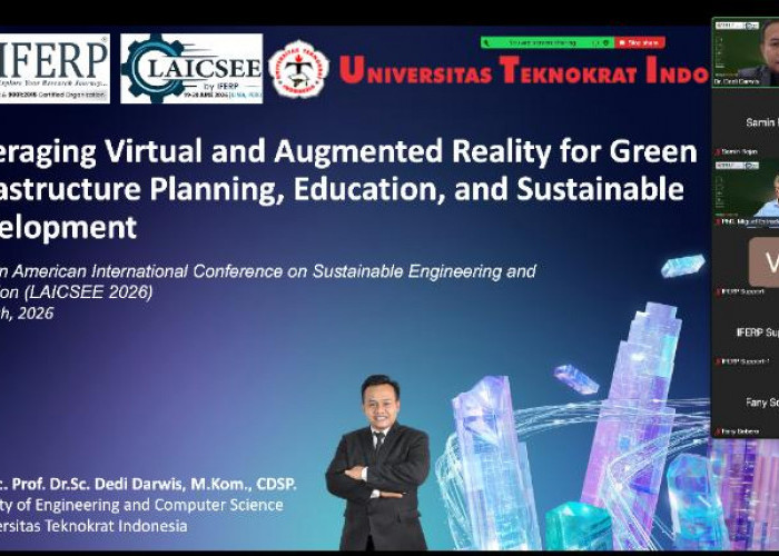Dedi Darwis Kembali Jadi Keynote Speaker Internasional, Paparkan Peran VR dan AR untuk Infrastruktur Hijau di 