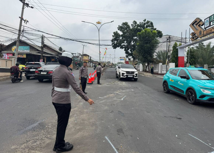 Laka Beruntun di Jam Sibuk, Satu Orang Terluka