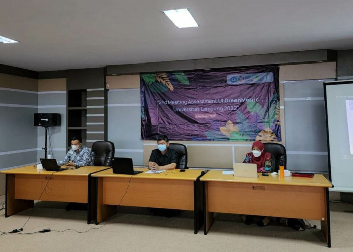 Komitmen dalam Berinovasi dan Bersinergi, Unila Selenggarakan the 2nd Meeting Assessment UI GreenMetric 2022