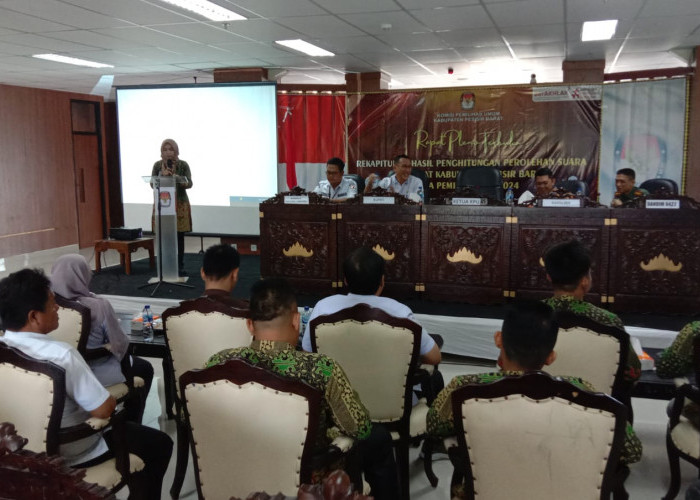 KPU Pesisir Barat Lampung Pleno Rekapitulasi Penghitungan Suara Pemilu 2024