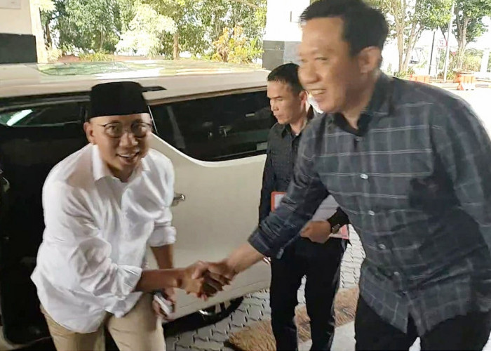 Temui Pj Gubernur, Mirza - Jihan Bahas Sinkronisasi Pembangunan Lampung