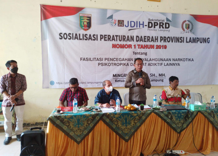 Sosper, Ketua DPRD Lampung: Dilarang Kenalan dengan Narkoba