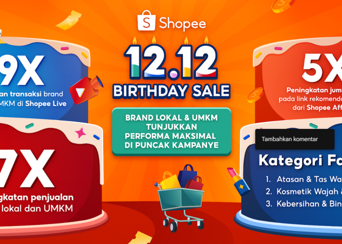 Shopee Tutup Kampanye Akhir Tahun dengan Keberhasilan pada 12.12 Birthday Sale 2024