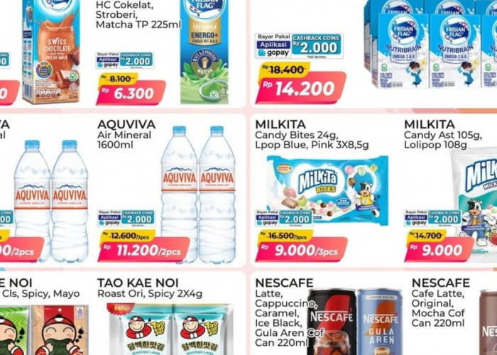 Promo Spesial Mingguan Edisi 8 Juli 2025, Borong Cemilan dan Minuman Segar Dijamin Hemat!