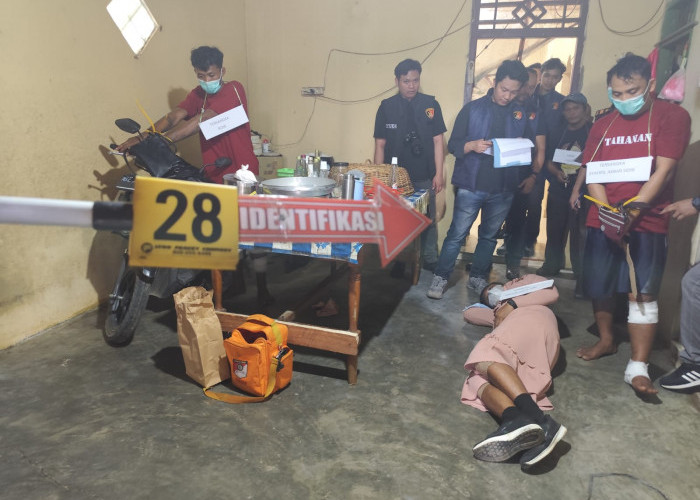 Rekonstruksi Kasus Pembunuhan Mantan TKW, Polisi Peragakan 35 Adegan