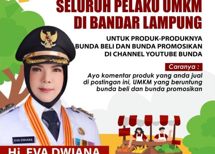Eva Dwiana Tawarkan Beli dan Promosikan Produk UMKM Bandar Lampung