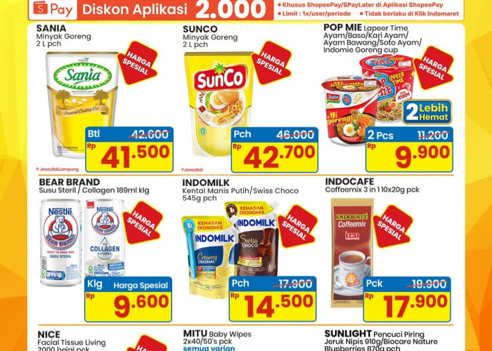 Serbu Sebelum Kehabisan, Ini Daftar Promo 4 Hari Indomaret 30 Juli–2 Agustus 2026