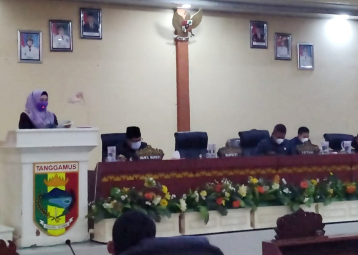 Bupati Tanggamus Sampaikan RAPBD Perubahan Tahun 2022