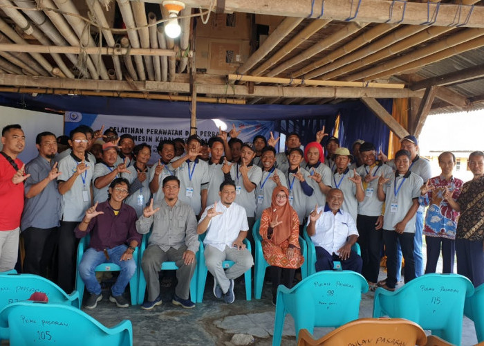 Nelayan Pulau Pasaran Lampung Dapat Pelatihan Mesin Kapal