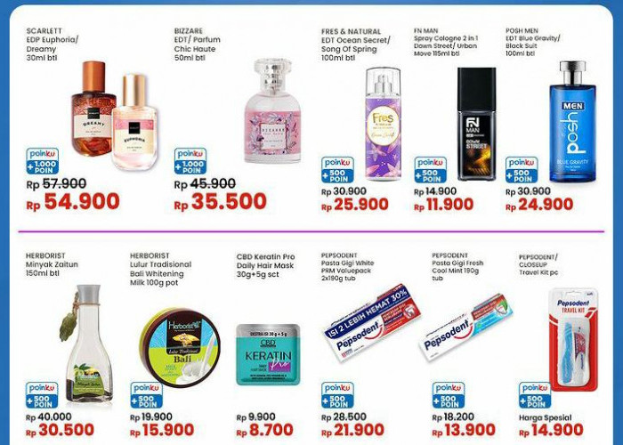 Promo Indomaret Lampung Spesial Kebutuhan Pribadi Hemat, Ada Diskon Minyak Wangi Rp 25 Ribu