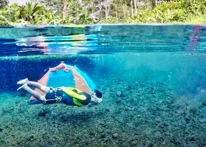 Hanya 20 Km Dari Pemkab Tanggamus Lampung, Mata Air Way Sumpuk Tawarkan Pesona Wisata Underwater