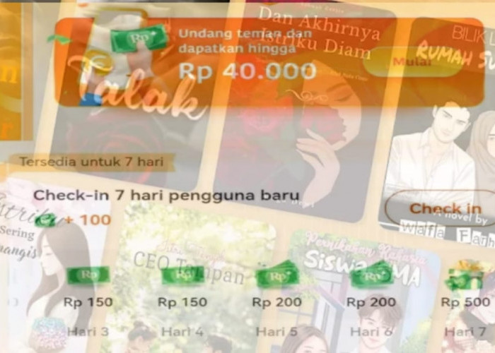 Baca Novel Dapat Saldo DANA Gratis? Tinggal Download Aplikasi Penghasil Uang Ini 