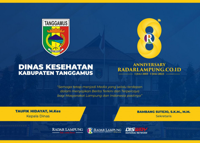 Dinas Kesehatan Kabupaten Tanggamus: Selamat Milad Radar Lampung Online ke-8