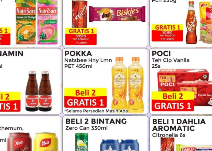 Belanja Murah Spesial Jumat Berkah, Ada Promo Beli 2 Gratis 1! Ini Katalognya