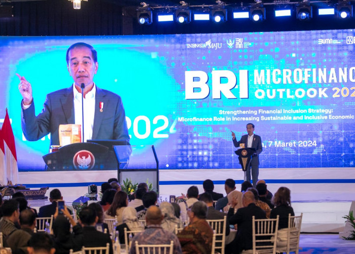 Buka BRI Microfinance Outlook 2024, Presiden Jokowi Apresiasi BRI Dorong Pertumbuhan Ekonomi