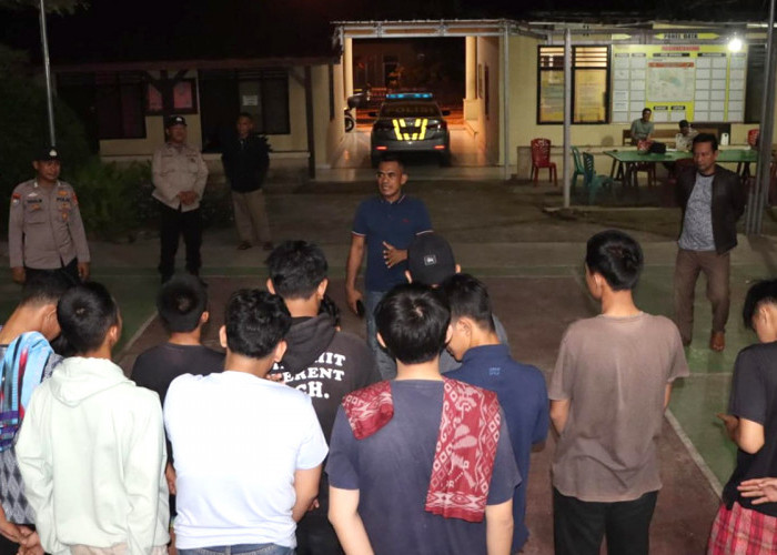 Diduga Terlibat Perang Sarung, Belasan Remaja di Tanggamus Lampung Diamankan