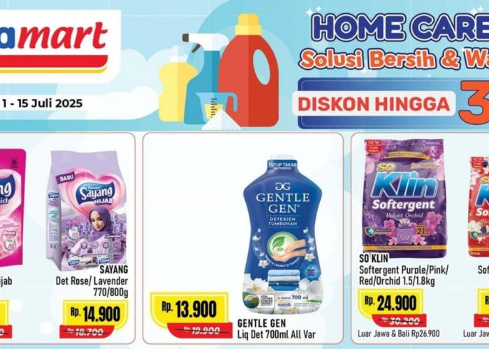 Spesial Promo 7.7 Alfamart Kategori Deterjen dan Pewangi Pakaian, Dapatkan Harga Termurah!