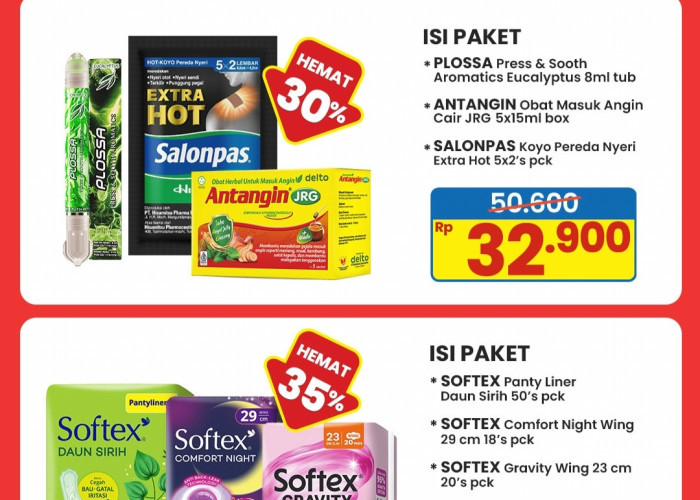 Hari Terakhir, Promo Bundling Indomaret, Ada Belanja Hemat Paket Kesehatan hingga 35 Persen 