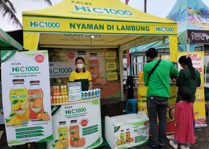 HiC1000 dan Hydro Coco Hadir di Jalan Sehat Radar Lampung, Ada Paket Menarik untuk Para Konsumen