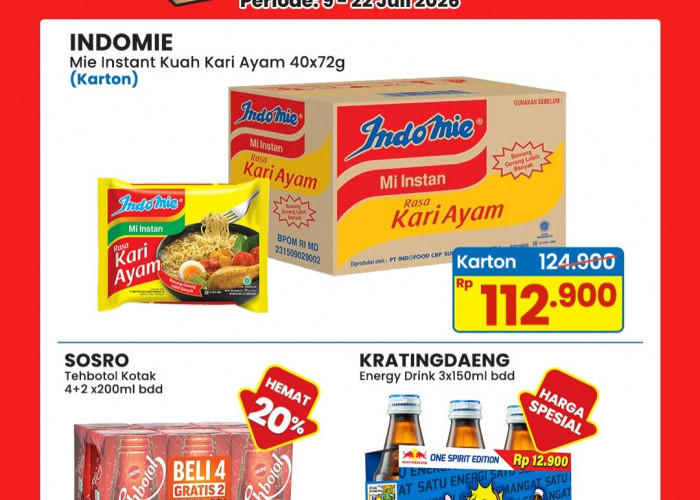 Promo Indomaret 'Beli Banyak Lebih Hemat' Periode 9-22 Juli 2026, Belanja Kartonan Jadi Lebih Murah