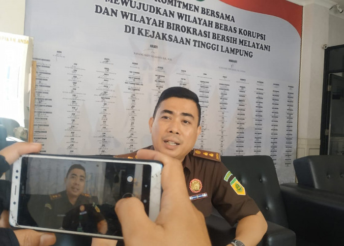 Disinggung Terkait Bocoran Tersangka Kasus Proyek SPAM Bandar Lampung? Ini Jawaban Kasi Penkum Kejati Lampung