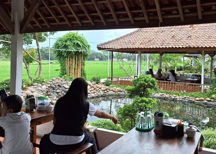 Menyantap Soto di Tengah Hamparan Sawah, Warung Soto Pakde Jadi Oase Kuliner di Kota Metro Lampung