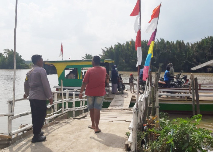Datangi Dermaga Penyeberangan Rawa Pitu Tulang Bawang, Polisi Sampaikan Dua Hal Penting