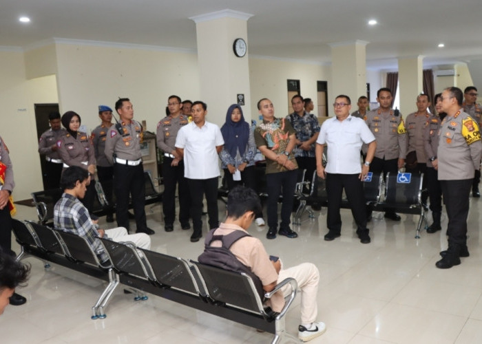 Polresta Bandar Lampung Terima Kunjungan Mabes Polri dan Kemenpan RB,  Verifikasi Lapangan Pelayanan Publik 
