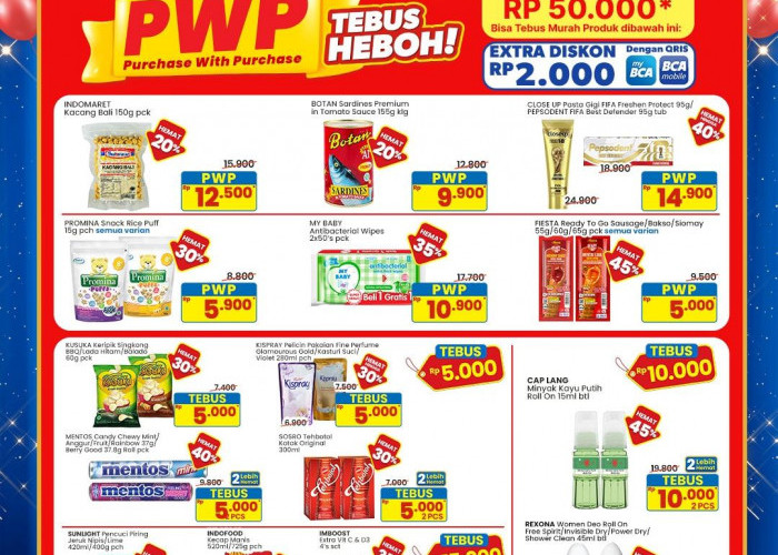 Belanja Hemat di Indomaret, Ada Promo Heboh PWP Spesial HUT ke-38