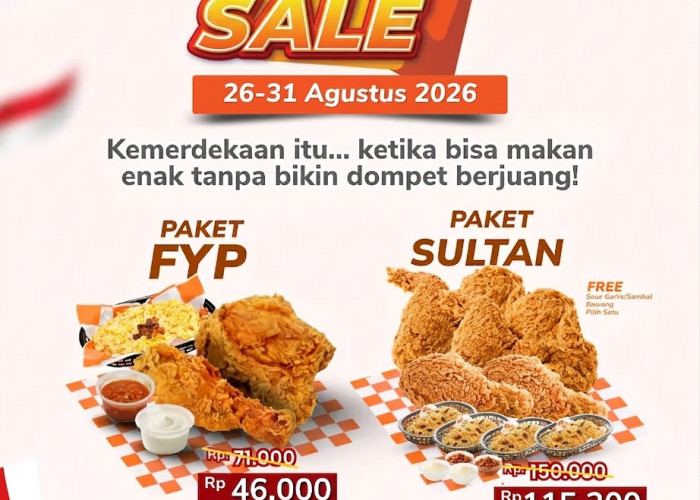 Payday Sale Almaz Fried Chicken, Solusi Makan Enak dan Hemat di Akhir Bulan